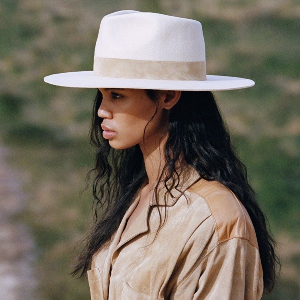 NWT Lack of color ivory Mirage fedora hat